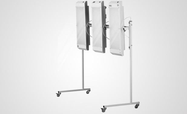 Ansicht von Normstativ Mehrplatz multi